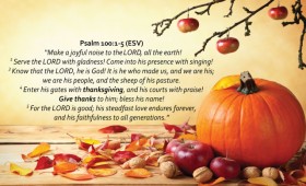Thanksgiving 2013 Sermon