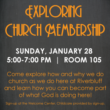 Exploring Church Membership 1.28.18