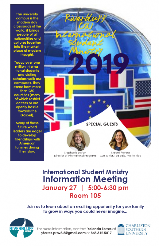 CSU INTERNATIONAL STUDENT MINISTRY FLYER