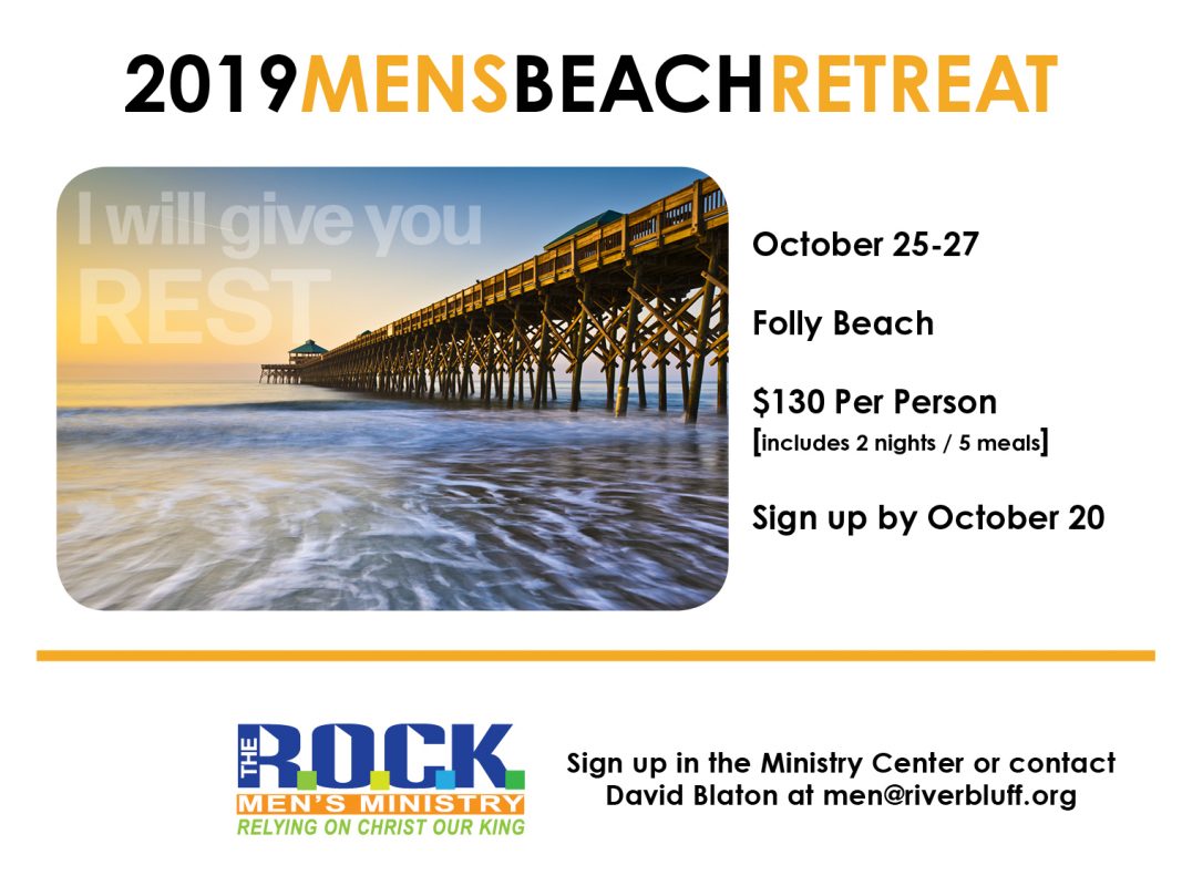 MENS BEACH RETREAT 2019